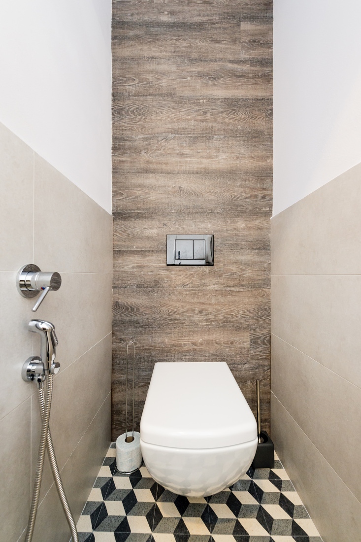 Toaleta/wc s bidetovou sprškou - Urban interior