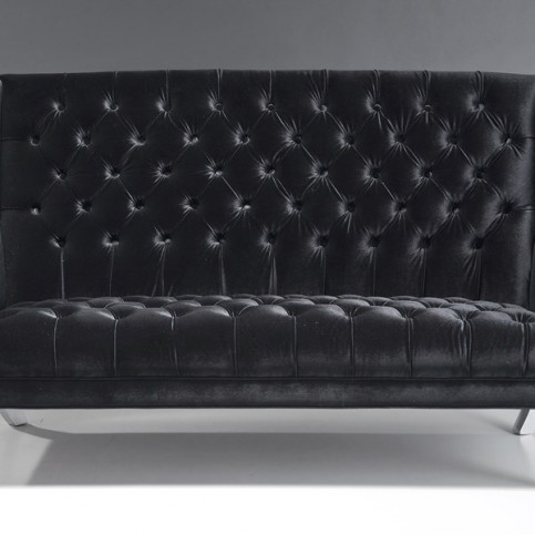 Sofa Barocco Black 190cm - KARE