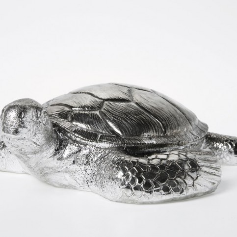 Dekorativní figurka Turtle Antik Silver - KARE