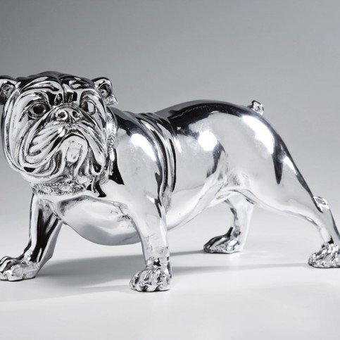 Dekorativní figurka Bulldogge Silver 22cm - KARE