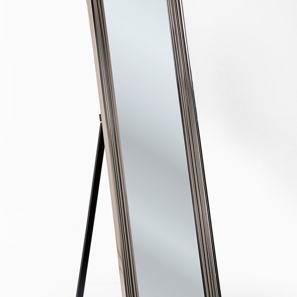 Stojací zrcadlo s rámem  Silver 180x55cm - KARE