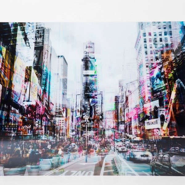 Skleněný obraz New York Times Square 120x160cm - KARE