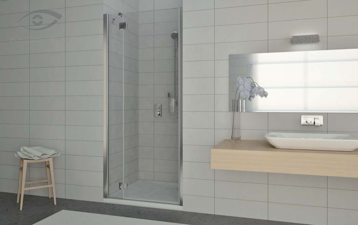 Sprchové dveře s jednokřídlými dveřmi pro instalaci do niky - ROLTECHNIK a.s.