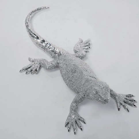 Dekorativní figurka Lizard Silver Medium - KARE