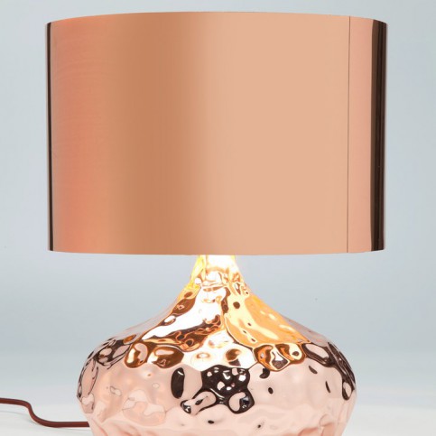 Stolní lampa Rumble Copper 38cm - KARE