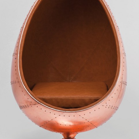 Otočná židle Eye Ball Copper - KARE