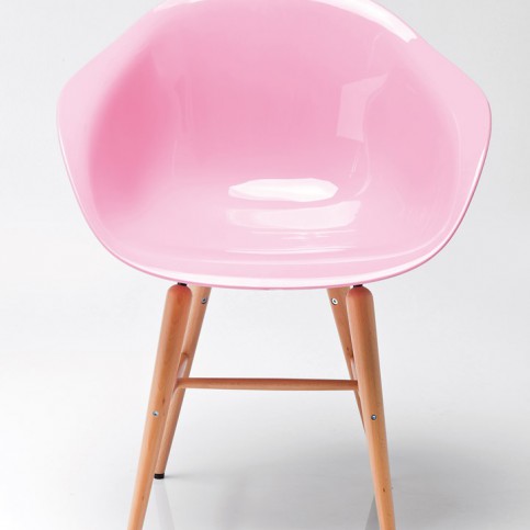 Židle s opěrkou Forum Wood Rose - KARE