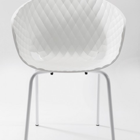 Sada 4 bílých jídelních židlí Kare Design Radar Bubble - Bonami.cz