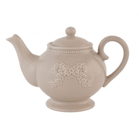 Konvice na čaj Elegant Ornament - 23 * 14 * 15 cm Clayre & Eef - LaHome - vintage dekorace