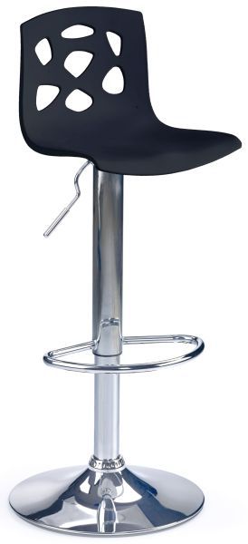 Halmar Barová židle H-48, černá - ATAN Nábytek