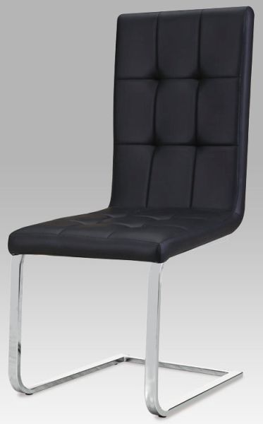 Autronic Jídelní židle DCL-103 BK - černá koženka - ATAN Nábytek