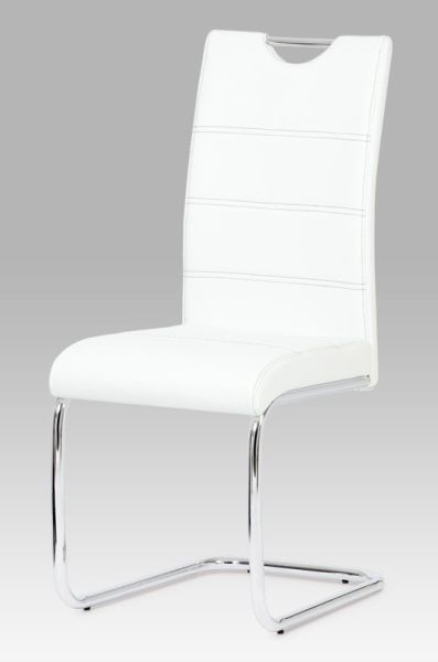 Autronic Jídelní židle HC-581 WT - bílá - ATAN Nábytek