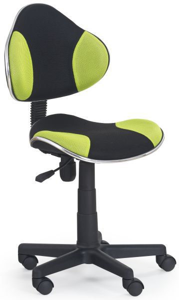 Halmar Dětská židle Flash, černá/zelená - FORLIVING
