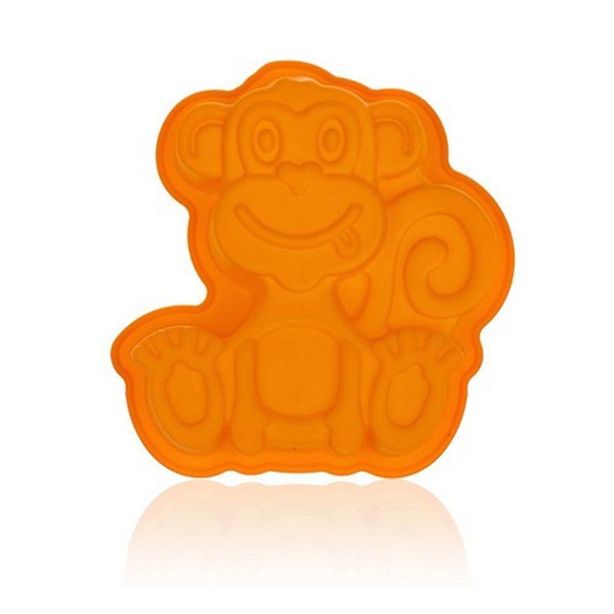 BANQUET Silikonová forma opička 19,5x19,5x4,7cm Culinarie orange - FORLIVING