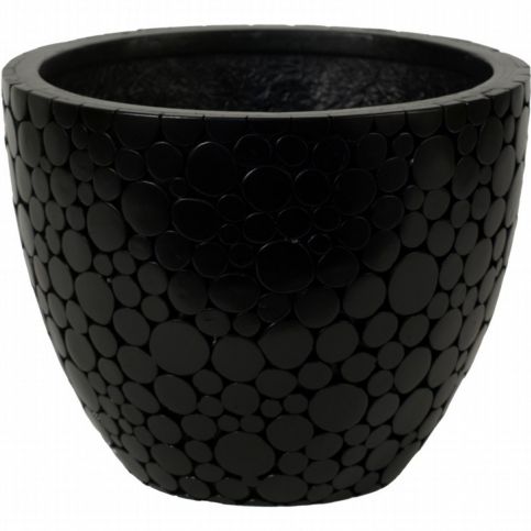 Váza s povrchem z dřevěných špalíčků, 30 x 24 cm - 4home.cz