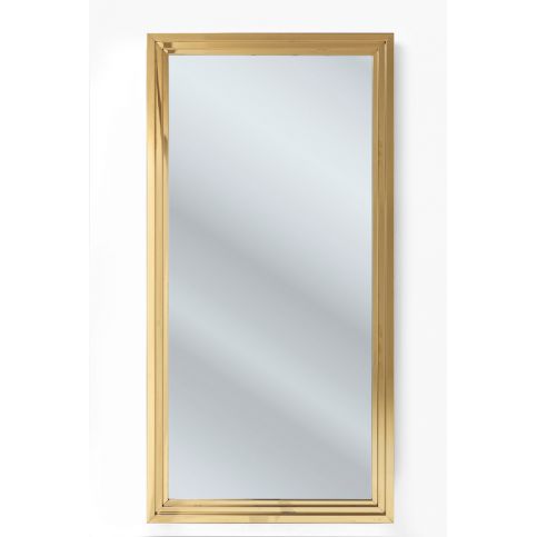 Zrcadlo Steel Step Gold 180x90cm - KARE