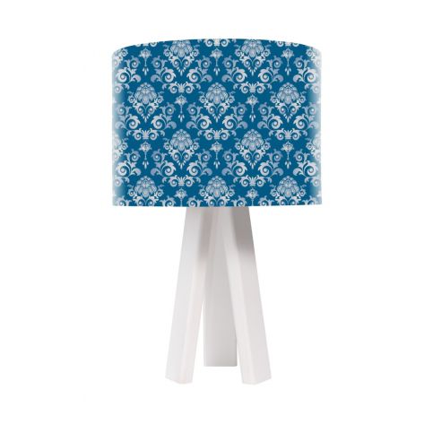 Svítidlo Art Deco Turquise/White stolní - Homedesign-shop.com