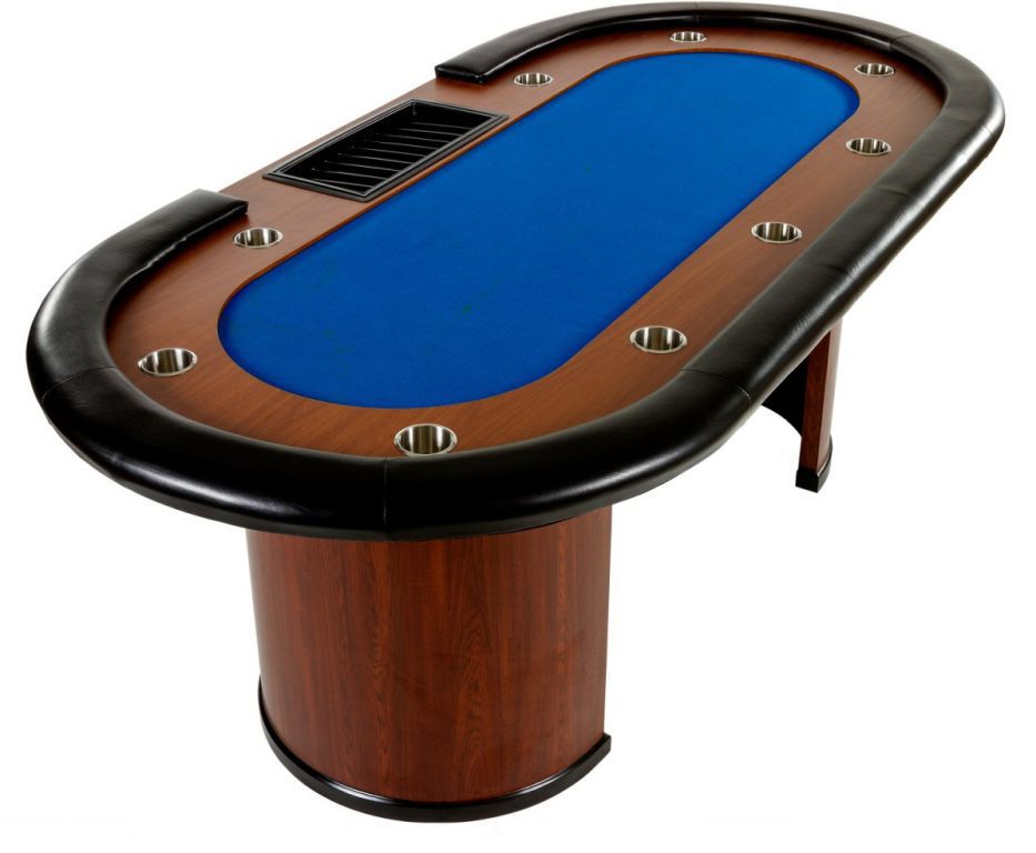 Tuin Royal Flush XXL pokerový stůl, 213 x 106 x 75cm, modrá - Kokiskashop.cz