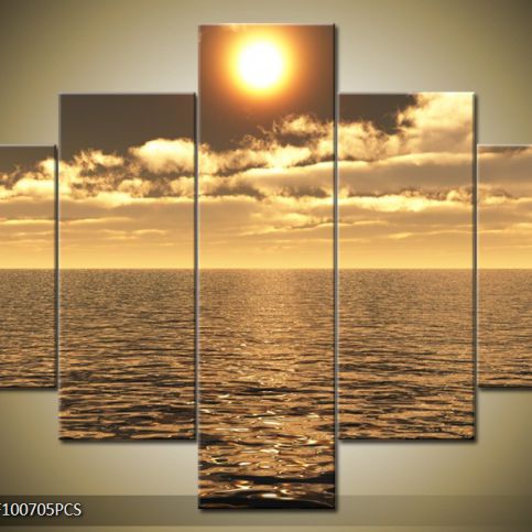 Vícedílný obraz Slunce a moře 100x70 cm - LEDobrazy.cz
