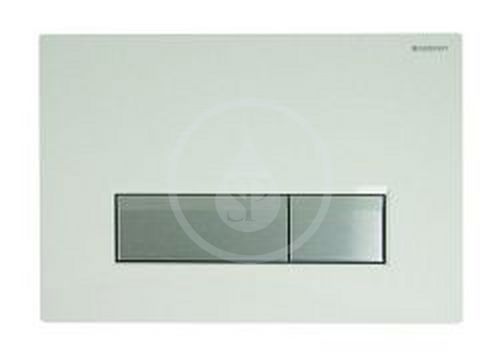 Ovládací tlačítko Geberit Sigma 40 sklo bílá 115.600.SI.1 - Siko - koupelny - kuchyně