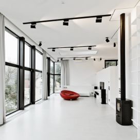Ateliér v obývacím pokoji Adam Rujbr Architects