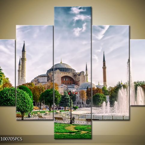 Vícedílný obraz Istanbul 100x70 cm - LEDobrazy.cz