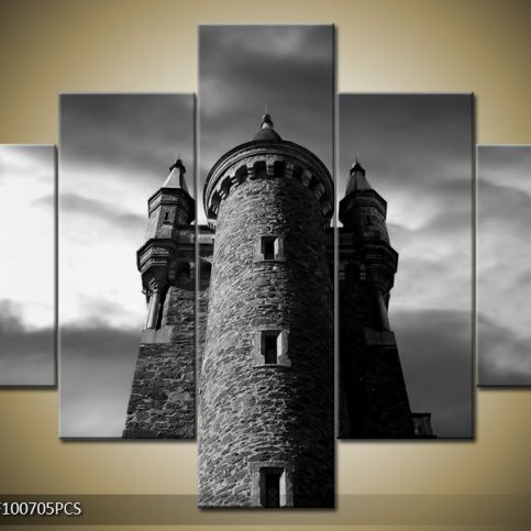 Vícedílný obraz Kamenná věž 100x70 cm - LEDobrazy.cz