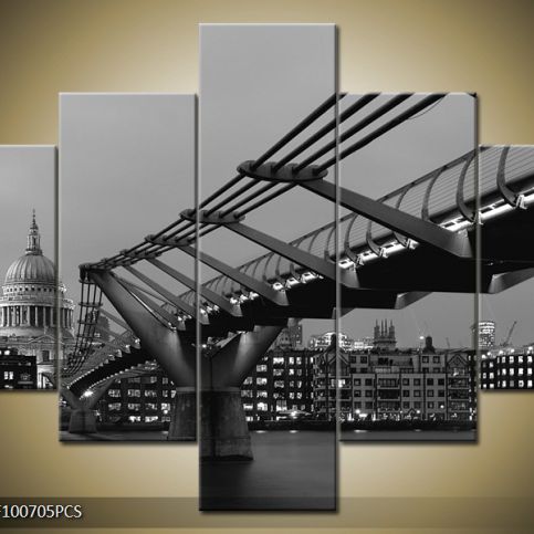 Vícedílný obraz Moderní most 100x70 cm - LEDobrazy.cz