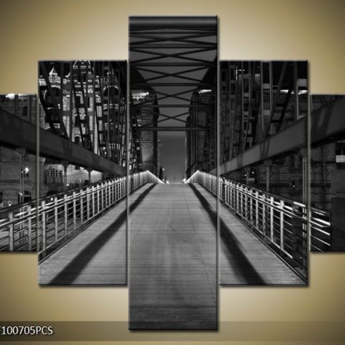 Vícedílný obraz Osamělý most 100x70 cm - LEDobrazy.cz