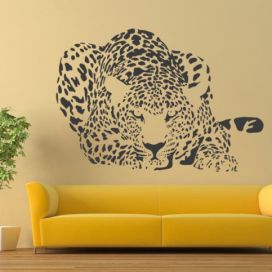 Samolepka na zeď Leopard 004