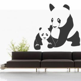 Samolepka na zeď Panda 001