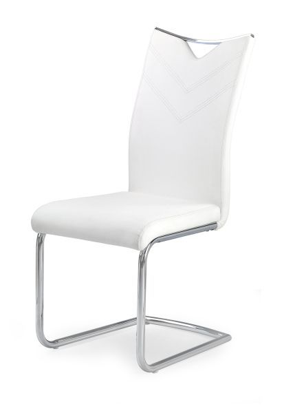 Halmar Jídelní židle K224, bílá - ATAN Nábytek