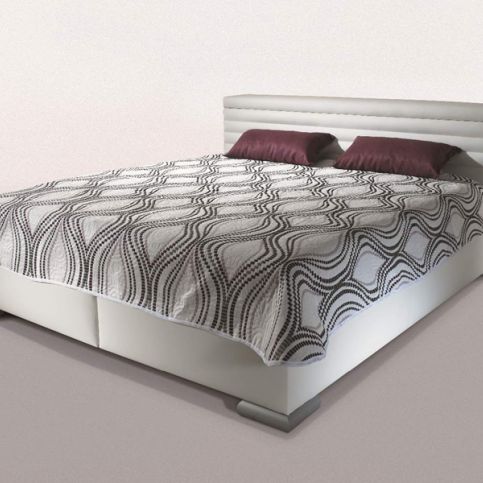 Čalouněná postel s úložným prostorem GROTA - New Design 160x200 - Nejlepší nábytek.cz