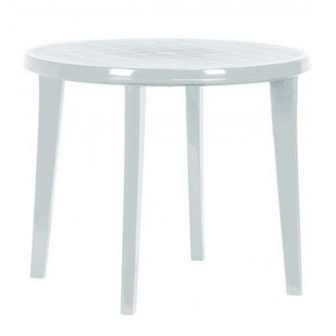 OEM R06606 Zahradní plastový stůl LISA 90 cm bílá - T-zboží.cz