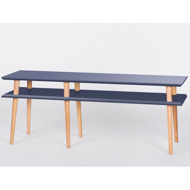 Grafitově šedý konferenční stolek Ragaba Mugo, délka 119 cm - Bonami.cz