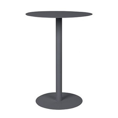 Odkládací stolek WLL ELVI Ø 40 cm, tmavě šedá 2300074 White Label Living - Designovynabytek.cz