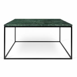 Porto Deco Zelený mramorový konferenční stolek Amaro III 75x75 cm