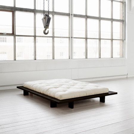 Dvoulůžková postel Karup Design Japan Black, 140 x 200 cm - Bonami.cz