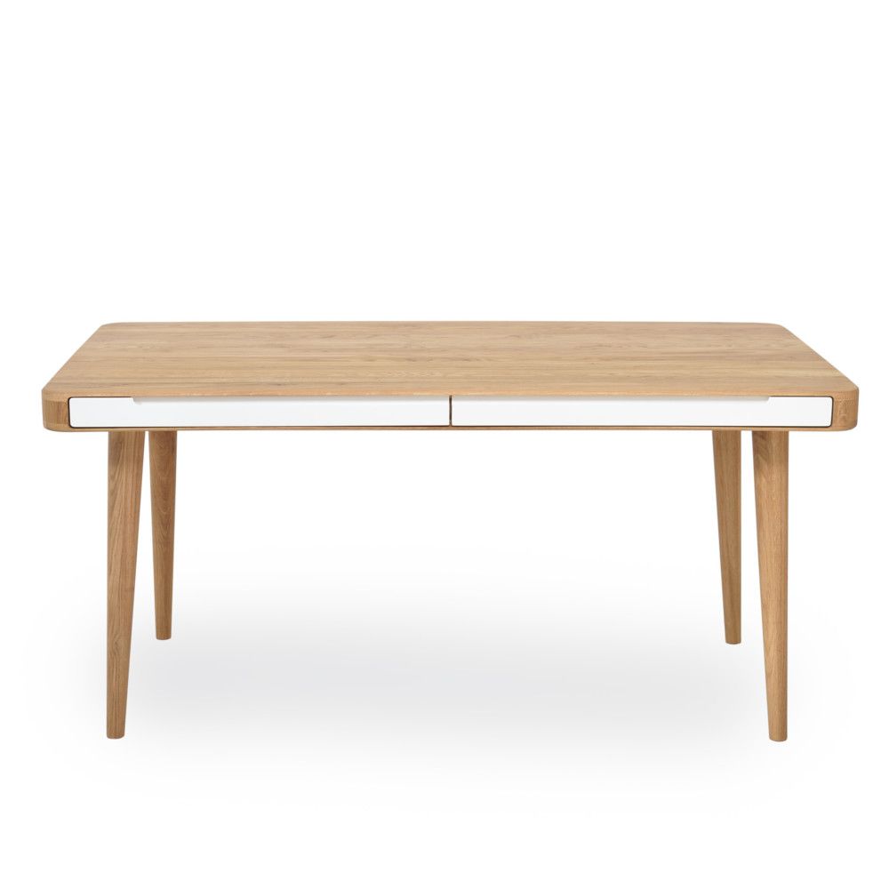 Jídelní stůl z dubového dřeva Gazzda Ena Two, 140 x 90 cm - Bonami.cz