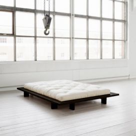 Dvoulůžková postel Karup Design Japan Black, 140 x 200 cm