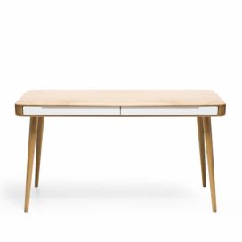 Bonami.cz: Pracovní stůl z dubového dřeva Gazzda Ena, 140 x 60 x 75 cm