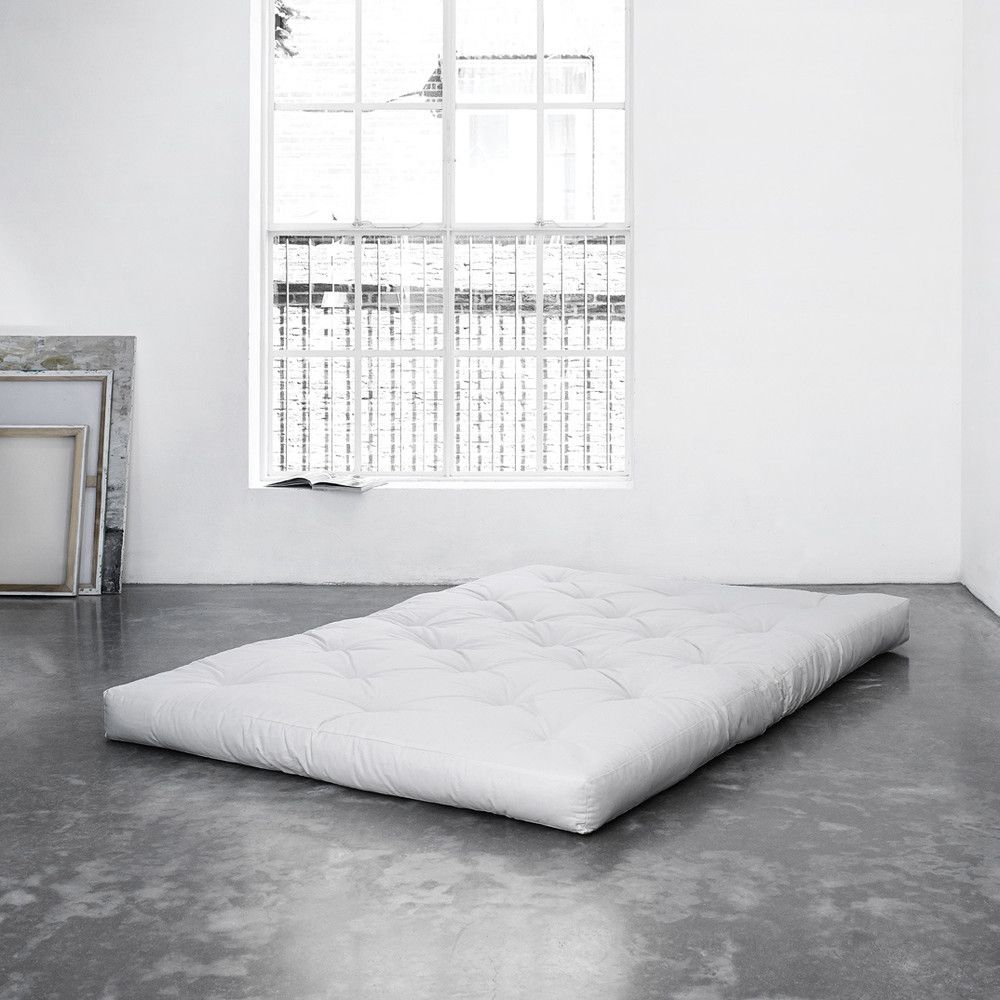 Bílá středně tvrdá futonová matrace 120x200 cm Comfort Natural – Karup Design - Bonami.cz