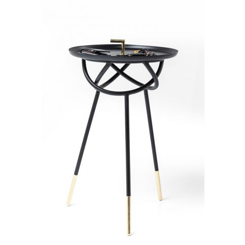 Odkládací stolek Elegance Atomo Black O41cm - KARE
