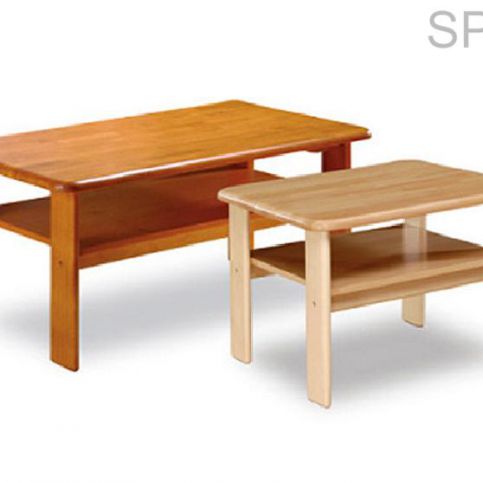 PF nábytek Stolek SPAR PFN.SPAR-stolek (Stolek čtverec - 72x72x51,5cm,moření hnědé) - Pěkný-nábytek.cz