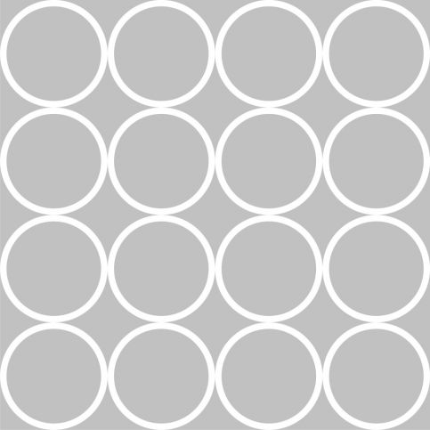 Tapety Ring Circles Gray - Homedesign-shop.com