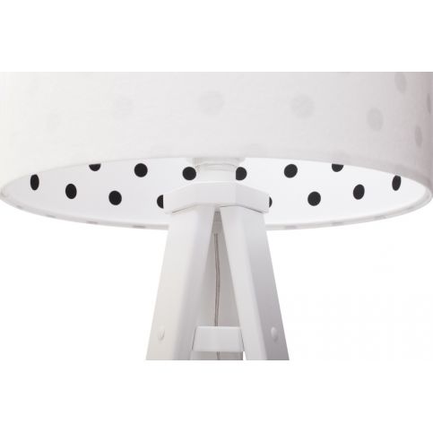 Svítidlo White with Black Dots stojací - Homedesign-shop.com