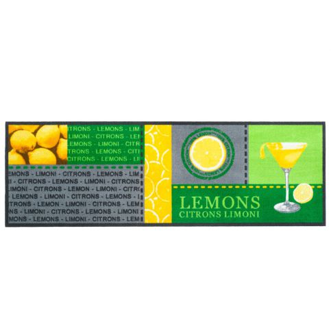 Vopi vnitřní kuchyňská rohožka Lemons, 50x150 cm - 4home.cz