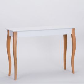 Bílý odkládací stolek Ragaba Console, délka 105 cm