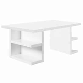 Matně bílý pracovní stůl TEMAHOME Multi 160 x 90 cm