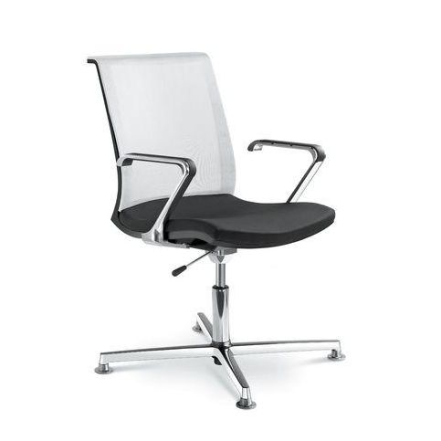 LD seating Konferenční židle LYRA NET 203-F34-N6 s černými plasty a kluzáky LD.203-F34-N6 - Pěkný-nábytek.cz